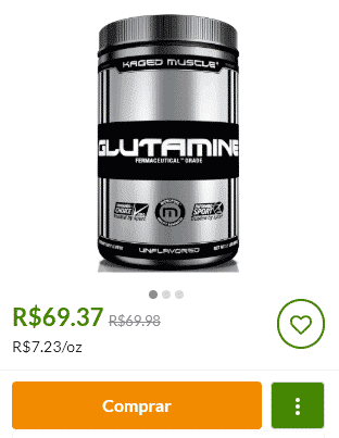 Kaged Muscle, Glutamina, Sem Sabor 300g